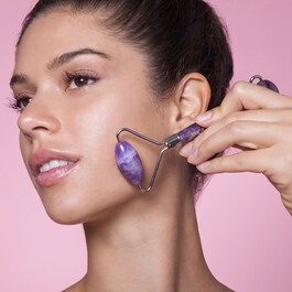 Rouleau pour le visage en cristal d'Améthyste - Accessoire Visage