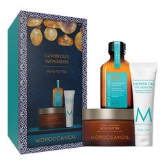 Merveilles Lumineuses - Coffret soin de la tête aux pieds, MOROCCANOIL