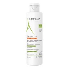 Exomega - Gel Moussant Emollient Anti-Grattage, A-DERMA