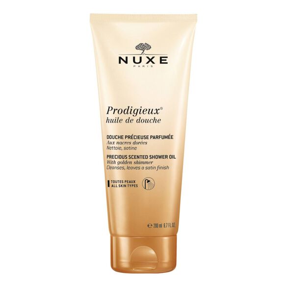 Prodigieux Huile De Douche Douche Precieuse Parfumee De Nuxe Sephora Huile prodigieuse, con su mitico perfume y su textura inimitable de aceite seco, se enriquece con aceite de tsubaki altamente nutritivo para una formula todavia mas innovadora. prodigieux huile de douche douche precieuse parfumee