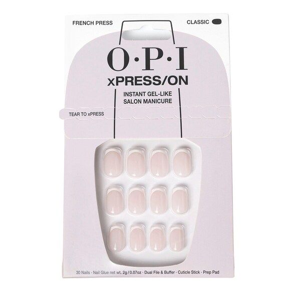 xPRESS/ON - Faux-ongles - Effet gel, résultat professionnel, OPI