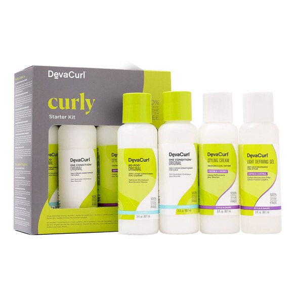 Curly Starter Kit Coffret Soin Cheveux Boucles De Devacurl