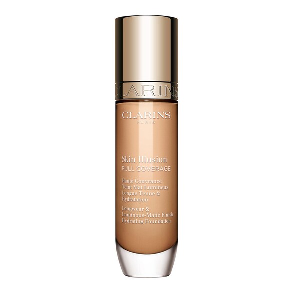 Skin Illusion Full Coverage – Fond de teint haute couvrance mat longue tenue, CLARINS