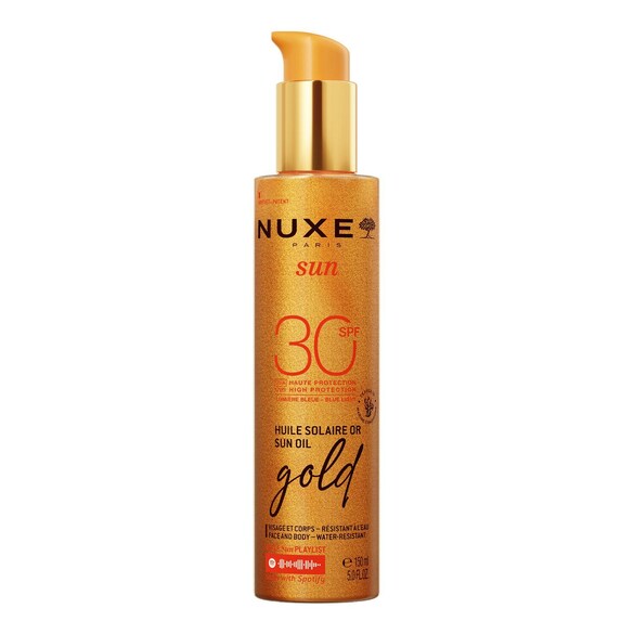 Nuxe Sun - Huile Solaire Or Haute Protection Spf30, NUXE