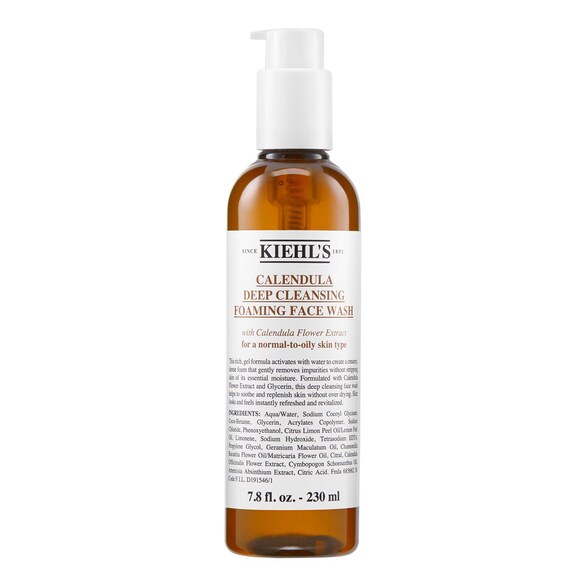 Nettoyant Visage au Calendula - Calendula Deep Cleansing Foaming Face Wash, KIEHL'S SINCE 1851