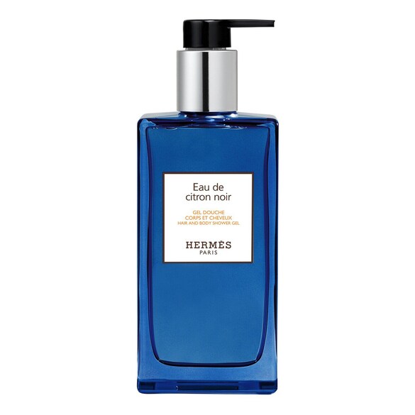 Eau de citron noir Gel douche corps et cheveux Flacon 200ml, HERMÈS