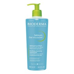 Sébium Gel moussant - Gel nettoyant purifiant peau grasse, BIODERMA