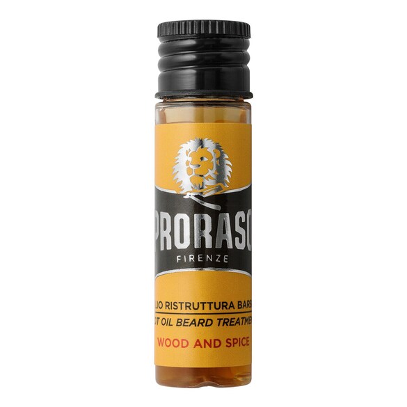 Hot Oil Treatment Wood & Spice - Huile de Traitement Barbe, PRORASO