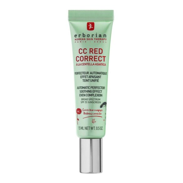 ERBORIAN | CC Red Correct Spf 25 - Soin correcteur “anti-rougeurs”, effet apaisant