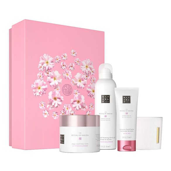 The Ritual of Sakura - Coffret L Corps & Bain - 200ml+200ml+70ml+140g