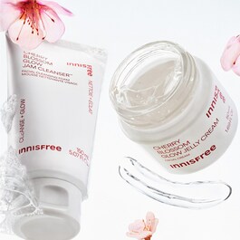 Mousse Nettoyante Démaquillante Éclat aux Cerisiers à Fleurs - Nettoyant Éclat