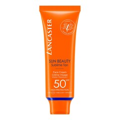 SUN BEAUTY - Crème Visage Confort Bronzage Lumineux SPF 50, LANCASTER