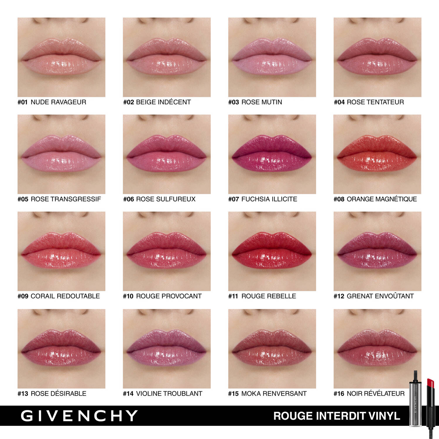 rouge interdit vinyl givenchy