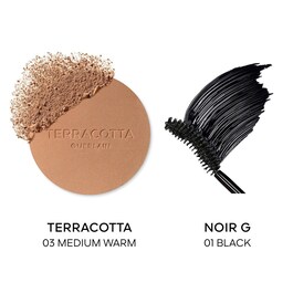 La poudre Bronzante Terracotta & Le mascara noir G - Coffret maquillage