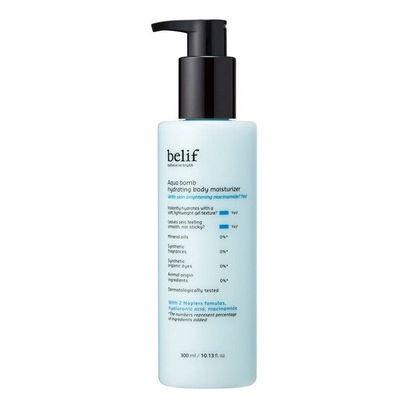 Aqua bomb hydrating body moisturizer - Lotion corps hydratante, BELIF