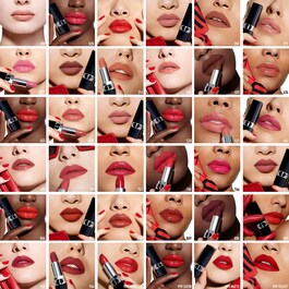 Rouge Dior - Rouge à lèvres rechargeable - Fini satin, mat, métallique & velours