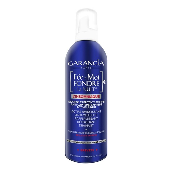 Fée-moi FONDRE LA NUIT - Mousse crépitante anti-capitons express active la nuit, GARANCIA