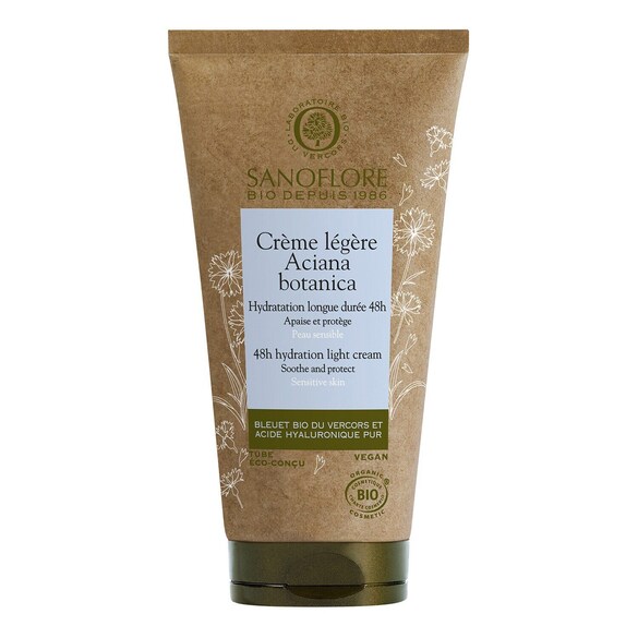 Aciana Botanica - Crème légère hydratante apaisante certifiée bio, SANOFLORE