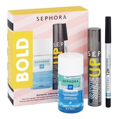 Coffret regard - Mascara Size Up, Crayon Contour 12H, Démaquillant waterproof, SEPHORA COLLECTION