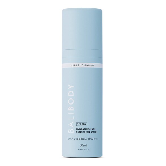 Ecran solaire hydratant visage SPF50+, BALI BODY