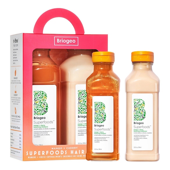 Superfoods - Coffret Soins capillaires à la mangue et cerise , BRIOGEO