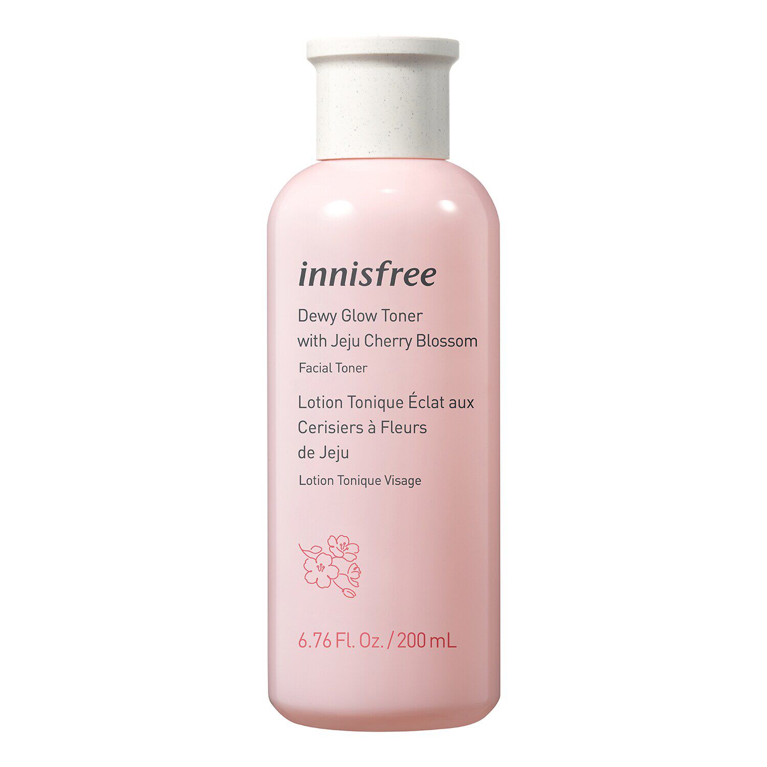 lotion tonique éclat aux cerisiers a fleurs de jeju