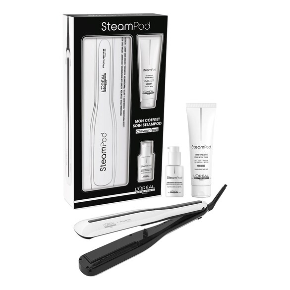 Lisseur Steampod, Crème et Sérum - Coffret Cheveux Epais, L'OREAL PROFESSIONNEL