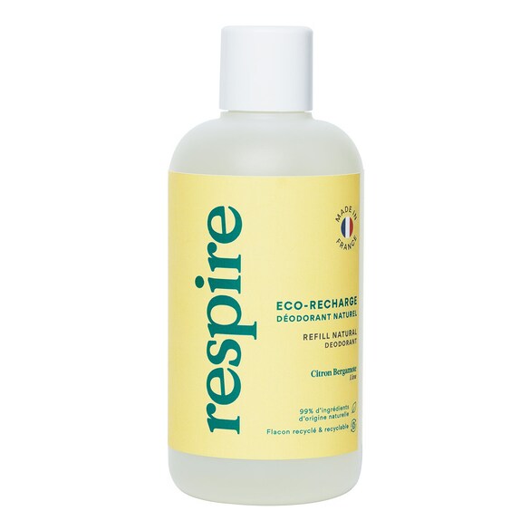 Eco-Recharge - Déodorant Naturel Citron Bergamote, RESPIRE