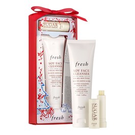 Duo soins bestseller au soja et sucre - Coffret soin visage et lèvres