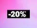 -20% sur une sélection de produits de marques points rouges.