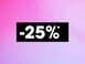 -25% sur une sélection de produits de marques hors Point Rouge. Offre réservée aux clients membres du programme de fidélité