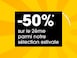 -50% sur le 2ème produit sur une sélection estivale.