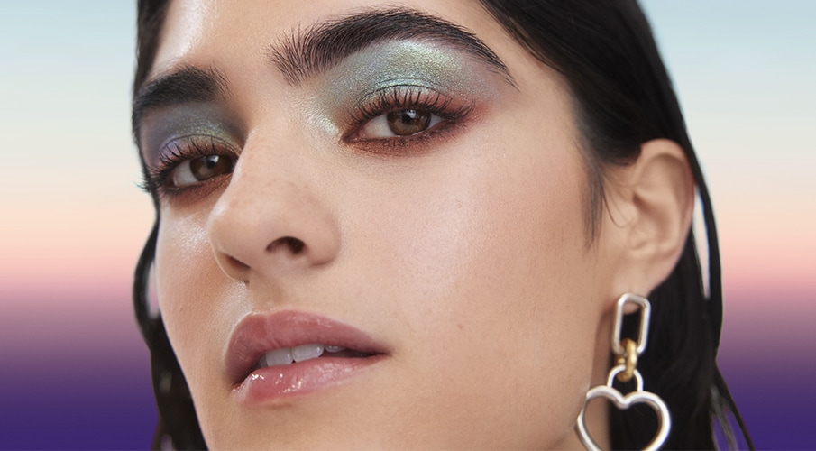 maquillage peau qui brille