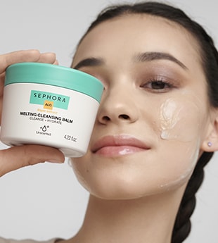 double nettoyage de la peau