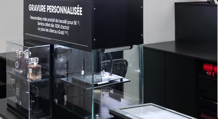 machine gravure parfum