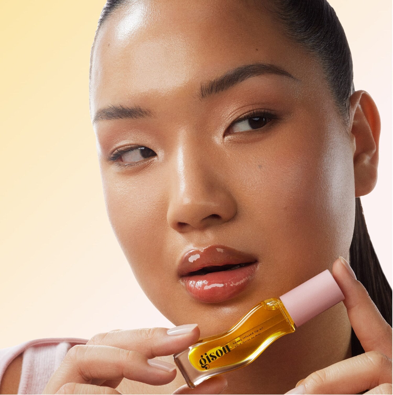 Honey Infused Lip Oil Huile A Lèvres au Miel de GISOU ≡ SEPHORA
