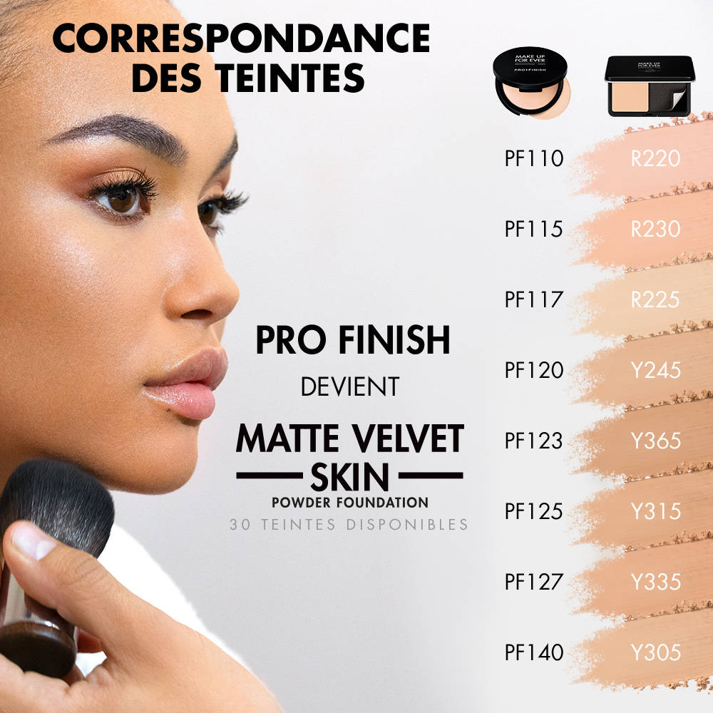 Matte Velvet Skin Fond de teint mat poudre de MAKE UP FOR EVER ≡ SEPHORA