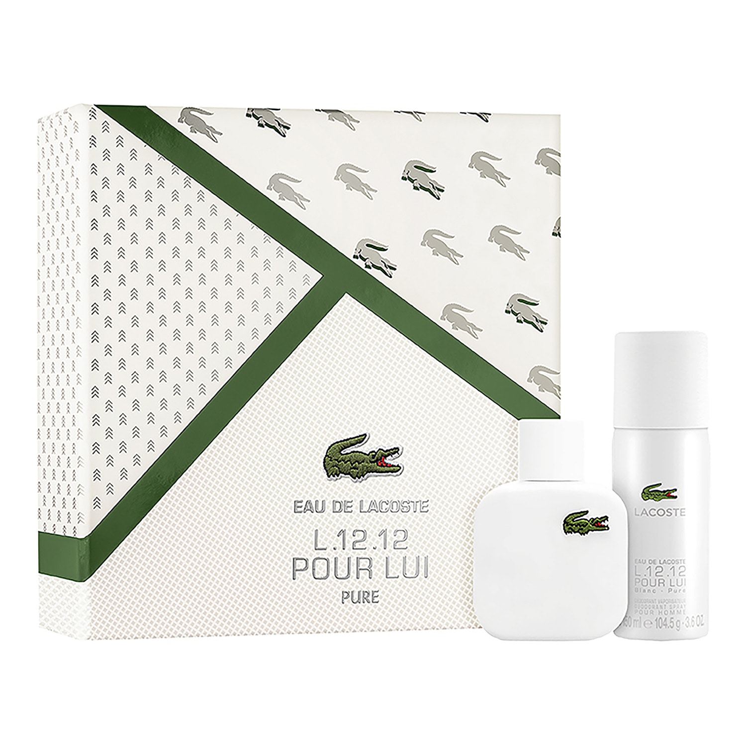 Eau de Lacoste L12,12 Blanc - Coffret Eau de toilette de LACOSTE ≡ SEPHORA