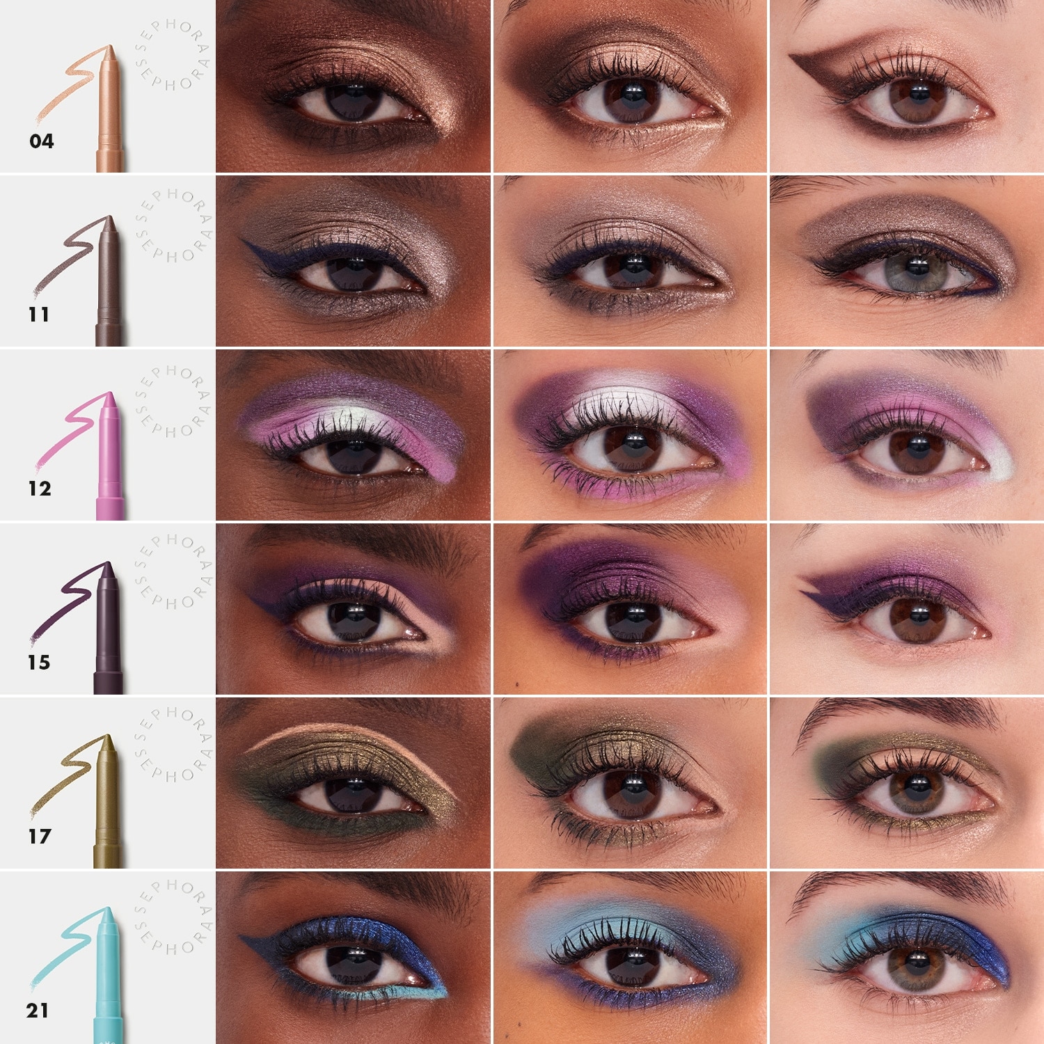 Revlon Colorstay, Ombre à paupières, Palette Maquillage Yeux Quatuor Longue Tenue 16H, Fard à