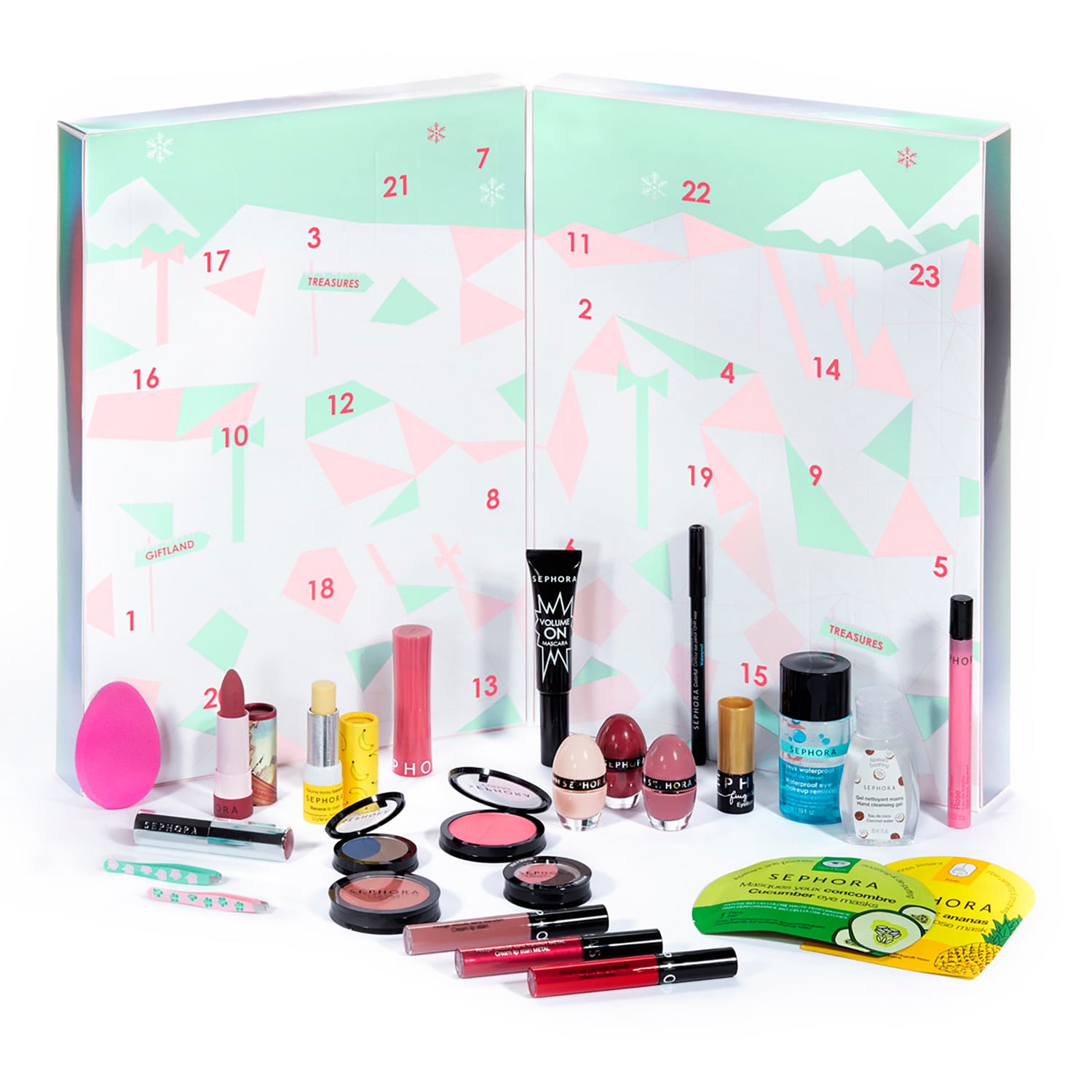 Calendrier de l'avent Frosted Party Treasures Coffret cadeau de