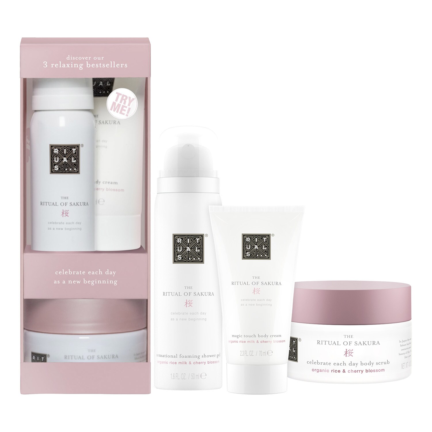 Try Me Set Sakura Coffret Découverte Coffret Corps Et Bain