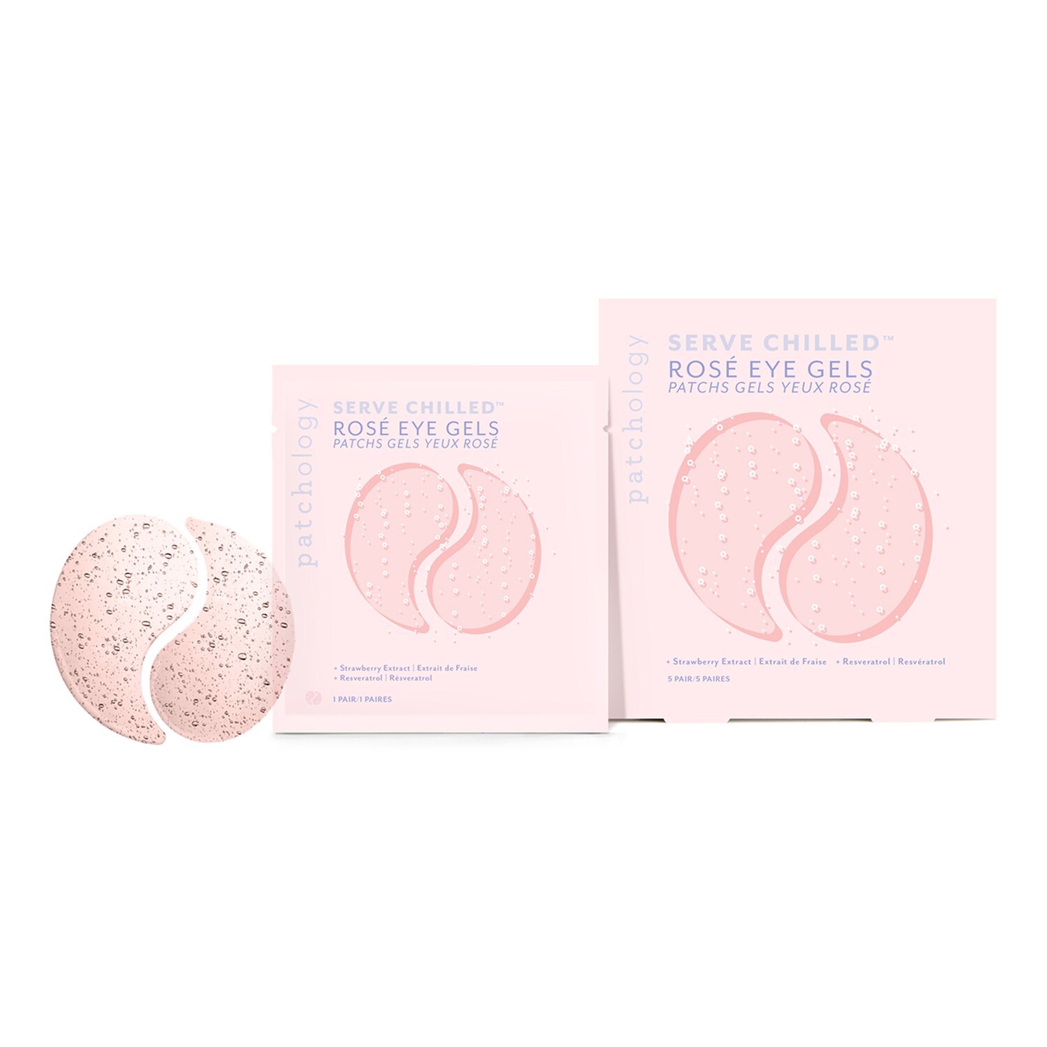 Serve Chilled Patchs Gel Yeux Rosé de PATCHOLOGY ≡ SEPHORA
