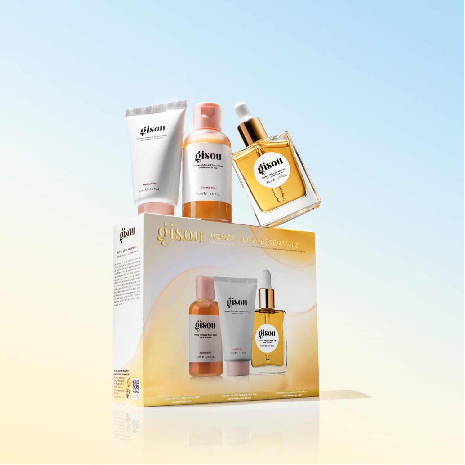 Honey Glow Essentials Coffret soin cheveux de GISOU ≡ SEPHORA