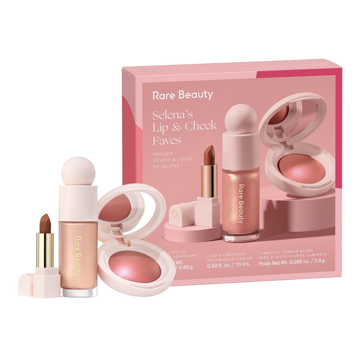 RARE BEAUTY Favoris lèvres & joues de Selena