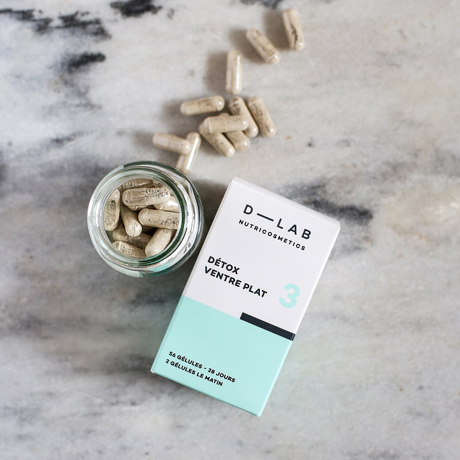 Détox Ventre Plat  Complément alimentaire de DLAB NUTRICOSMETICS ≡