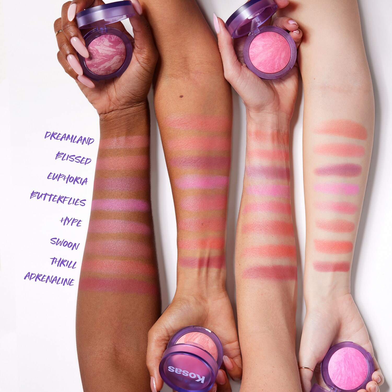 Fard à Joues En Poudre Compacte Chen Yu - Teinte Rose - Neuf
