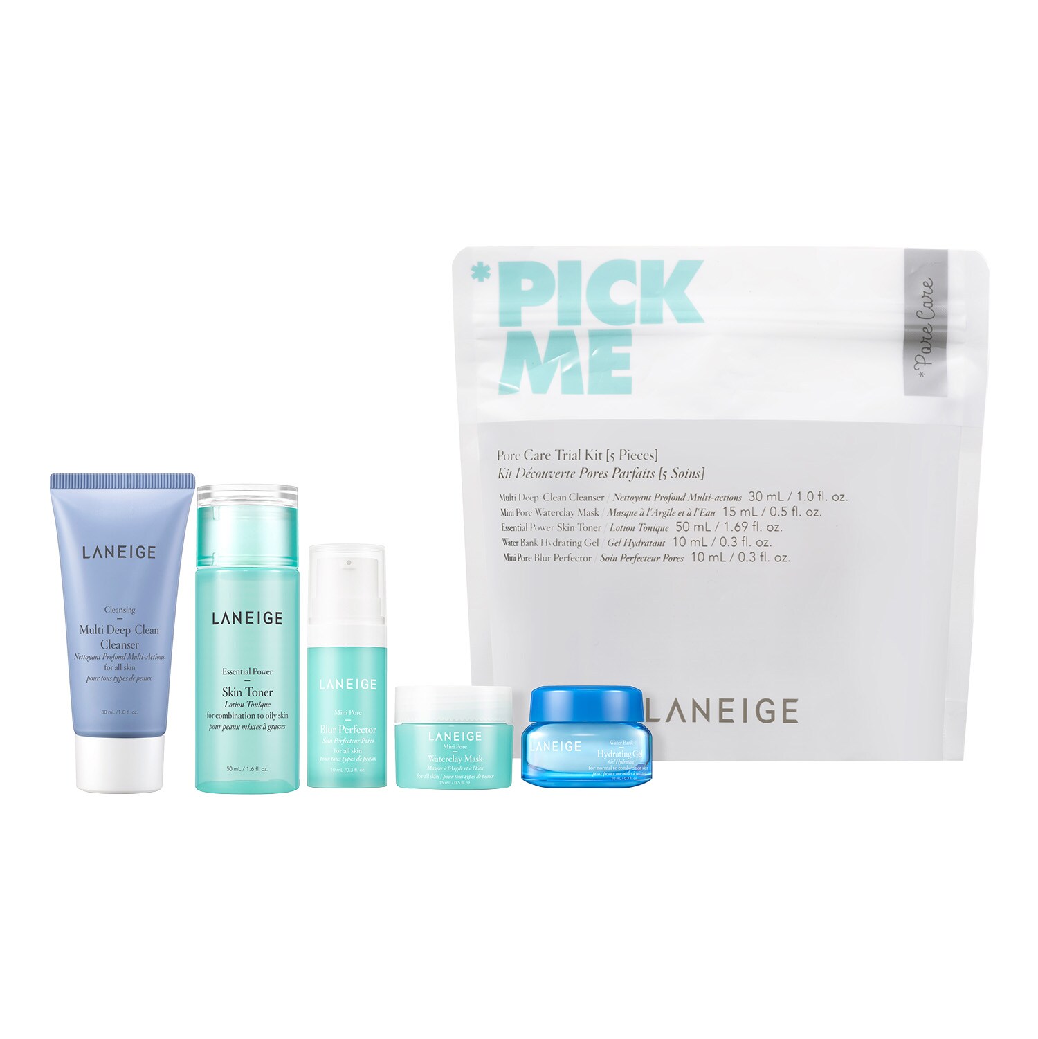 Kit Routine Mini-pore - Coffret Soin Visage de LANEIGE
