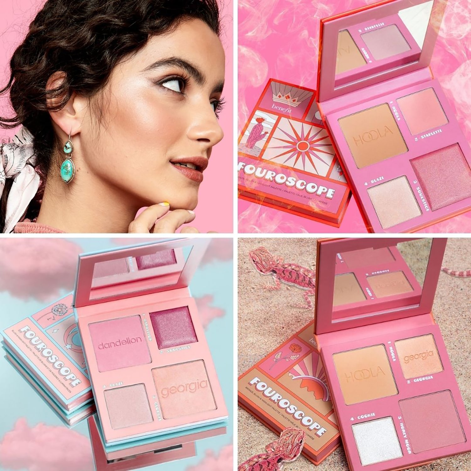 Fouroscope Palette teint Benefit de BENEFIT COSMETICS ≡ SEPHORA