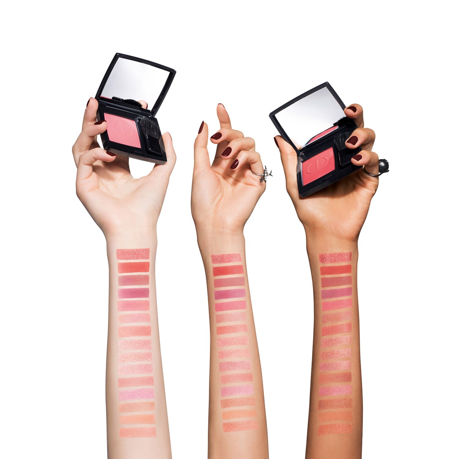 Rouge Blush Fard à joues et pommettes Haute pigmentation Longue
