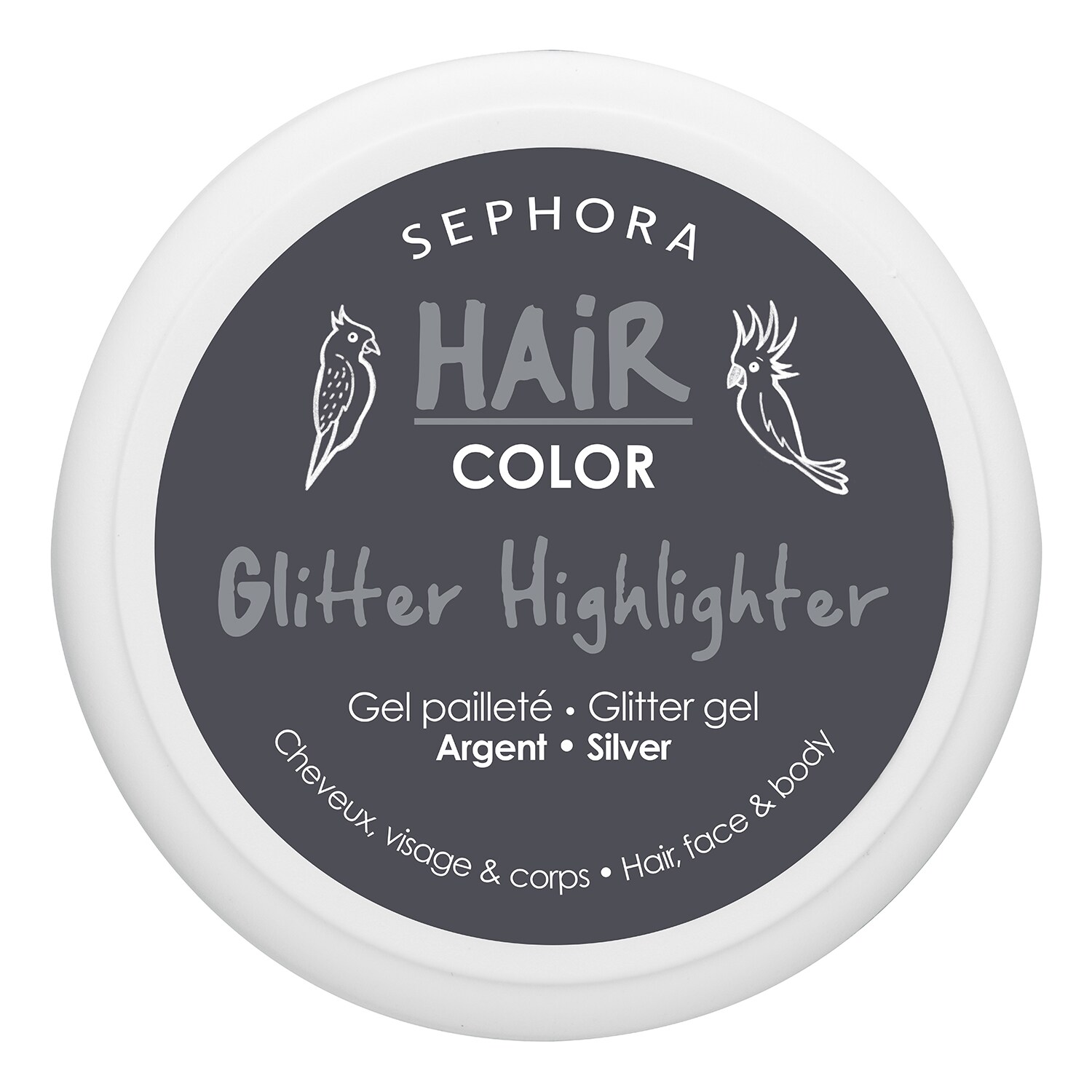 Glitter Highlighter Gel Pailleté Cheveux, visage et Corps de SEPHORA
